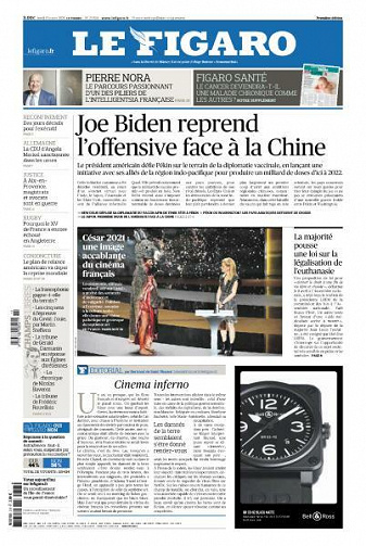 Le Figaro du Lundi 15 Mars 2021