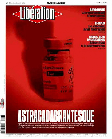 Libération du Mardi 16 Mars 2021
