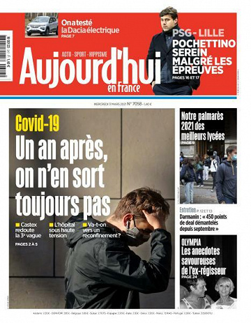 Aujourd’hui en France - 17 Mars 2021