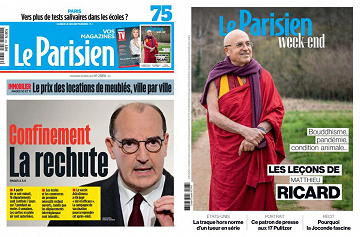 Pack Le Parisien + Le Parisien Week-End - 19 Mars 2021