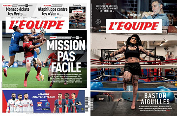 Pack L’Equipe + L’Equipe Magazine - Samedi 20 Mars 2021