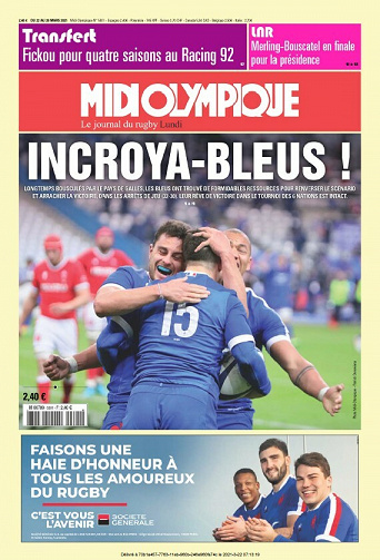 Midi Olympique Rouge - 22 Mars 2021
