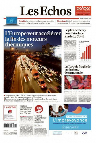 Les Echos du Mardi 23 Mars 2021