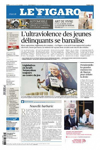 Le Figaro du Mardi 23 Mars 2021