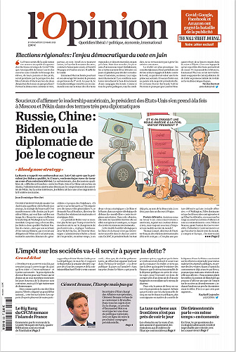 L'opinion du mardi 23 mars 2021