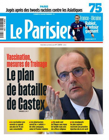 Le Parisien du Mercredi 24 Mars 2021