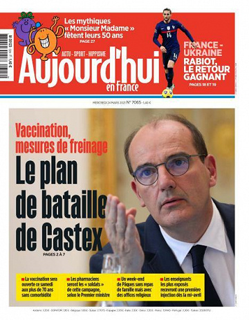 Aujourd’hui en France - 24 Mars 2021
