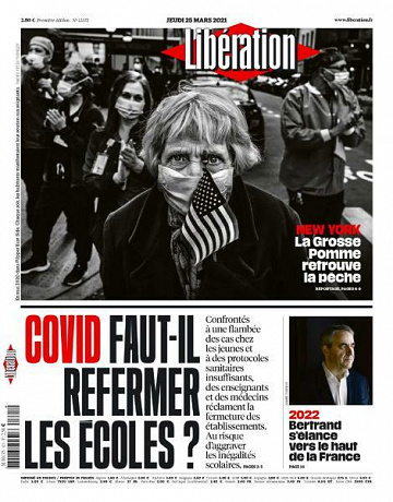 Libération du Jeudi 25 Mars 2021