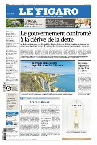 Le Figaro du Samedi 27 et Dimanche 28 Mars 2021