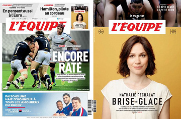Pack L’Equipe + L’Equipe Magazine - Samedi 27 Mars 2021