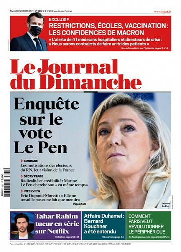 Le Journal du Dimanche - 28 Mars 2021