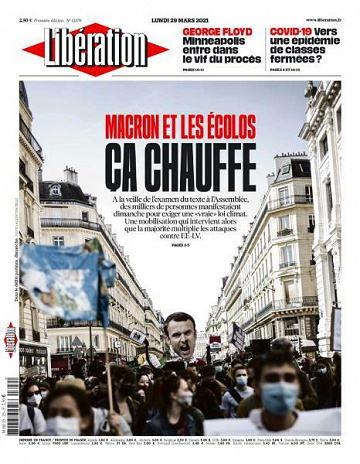 Libération du Lundi 29 Mars 2021