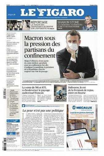 Le Figaro du Mercredi 31 Mars 2021
