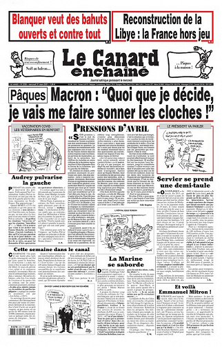 Le Canard enchaîné N°5238 - 31 Mars 2021