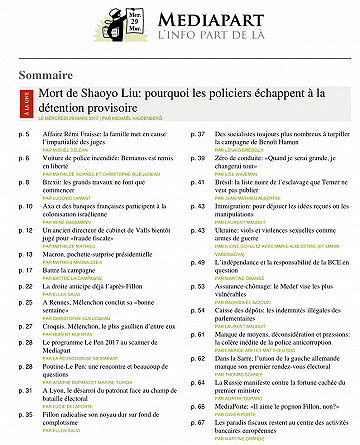 Mediapart du 31 Mars 2021 (Edition du soir)