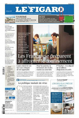 Le Figaro du Vendredi 2 Avril 2021