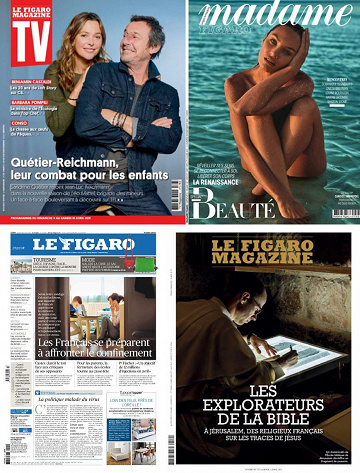 Pack Le Figaro et ses 3 suppléments - Vendredi 2 Avril 2021