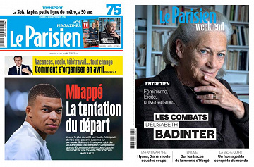 Pack Le Parisien + Le Parisien Week-End - 2 Avril 2021