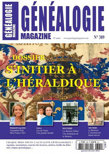 Généalogie N°389 - Januar-Février 2021