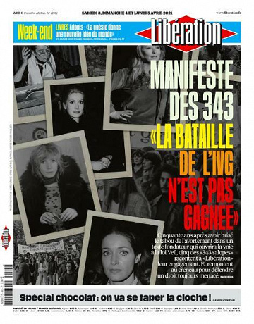 Libération du Samedi 3 et Dimanche 4 Avril 2021