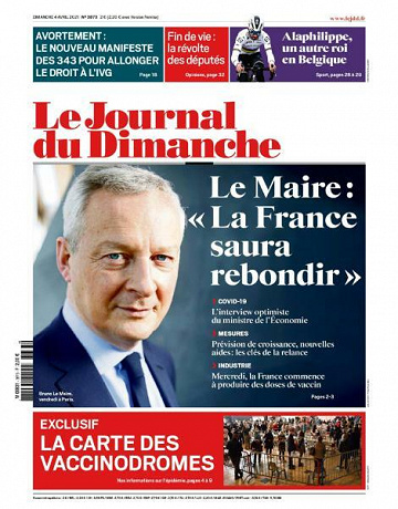 Le Journal du Dimanche - 4 Avril 2021