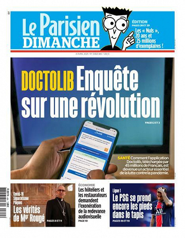 Le Parisien du Dimanche 4 Avril 2021