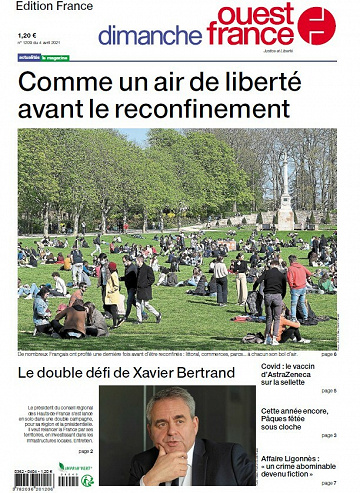 Ouest France - 4 Avril 2021