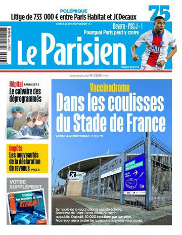 Le Parisien du Mardi 6 Avril 2021