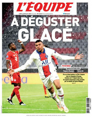 L’equipe du Jeudi 8 Avril 2021