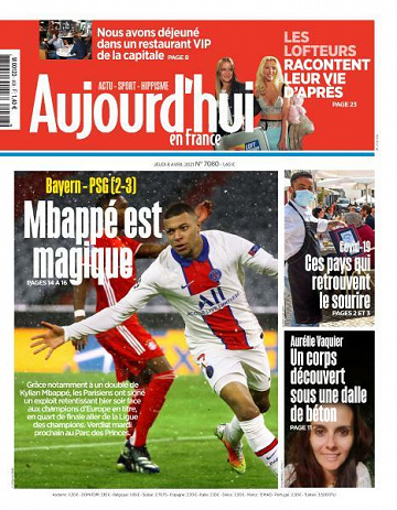 Aujourd’hui en France - 8 Avril 2021