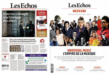 Pack Les Echos + Les Echos Week-end - Vendredi 9 Avril 2021