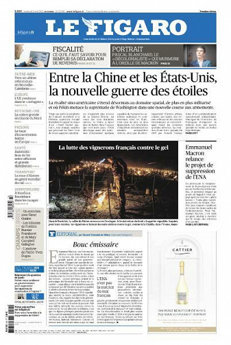 Le Figaro du Vendredi 9 Avril 2021