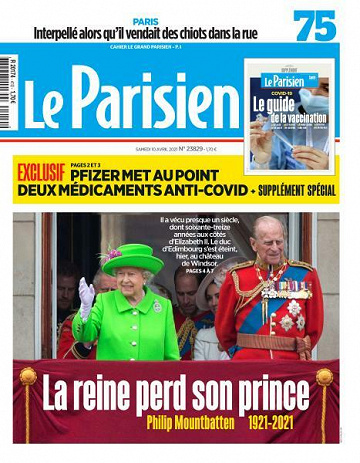 Le Parisien du Samedi 10 Avril 2021