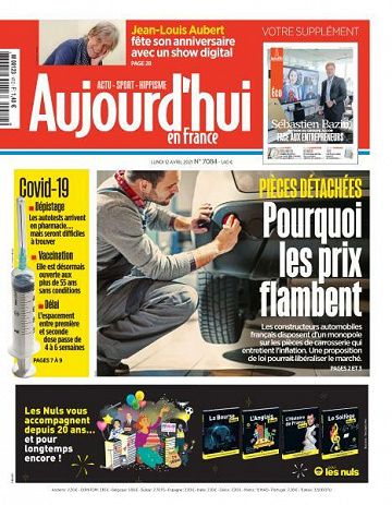 Aujourd’hui en France - 12 Avril 2021