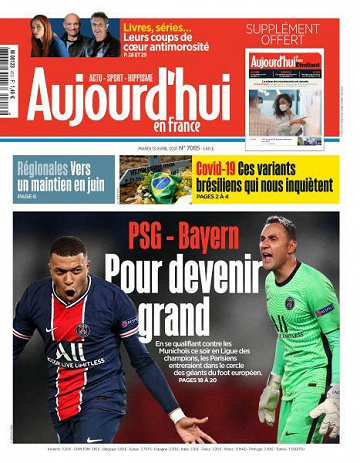 Aujourd’hui en France - 13 Avril 2021