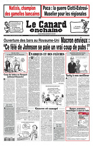 Le Canard enchaîné N°5240 - 14 Avril 2021