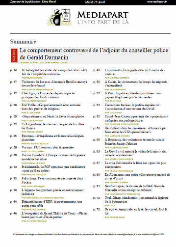 Mediapart du Mardi 13 Avril 2021 (Edition le soir)