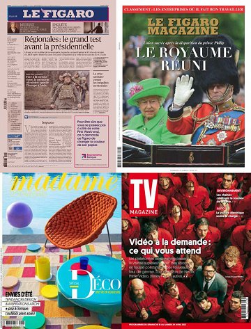 Pack Le Figaro et ses 3 suppléments - Vendredi 16 Avril 2021