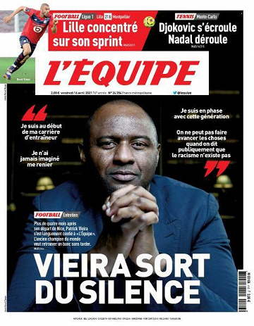 L’equipe du Vendredi 16 Avril 2021