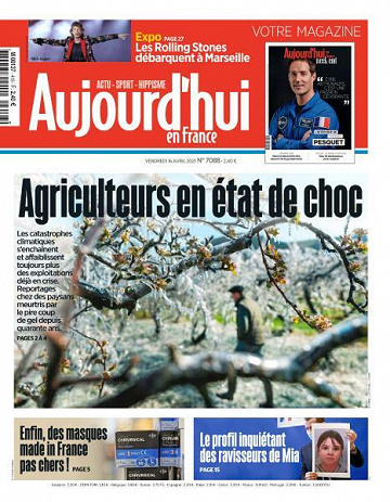 Aujourd’hui en France - 16 Avril 2021
