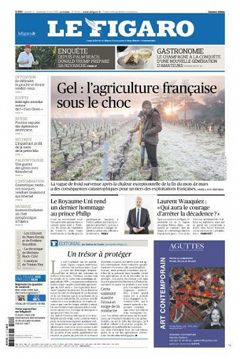 Le Figaro du Samedi 17 et Dimanche 18 Avril 2021