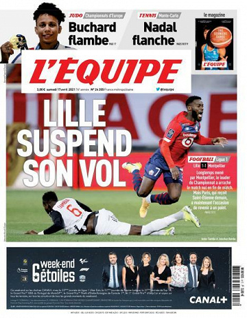 L’equipe du Samedi 17 Avril 2021