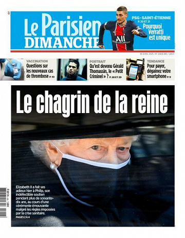 Le Parisien du Dimanche 18 Avril 2021