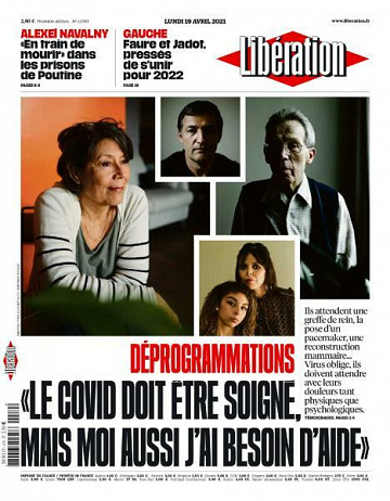 Libération du Lundi 19 Avril 2021