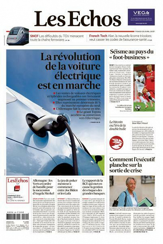 Les Echos du Mardi 20 Avril 2021