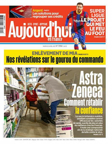 Aujourd’hui en France - 20 Avril 2021