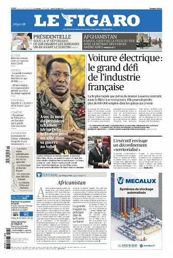 Le Figaro du Mercredi 21 Avril 2021