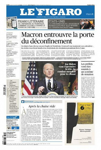 Le Figaro du Jeudi 22 Avril 2021