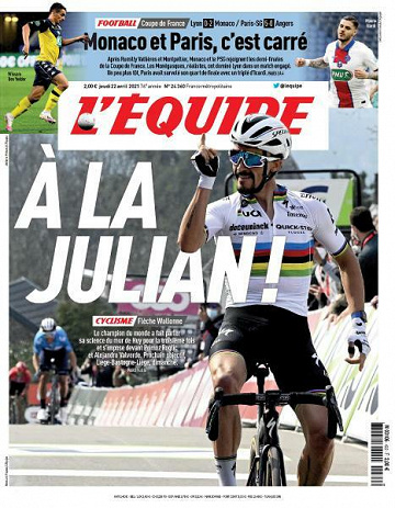L’equipe du Jeudi 22 Avril 2021