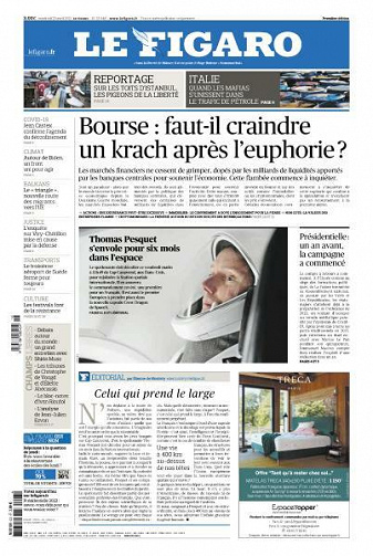 Le Figaro du Vendredi 23 Avril 2021